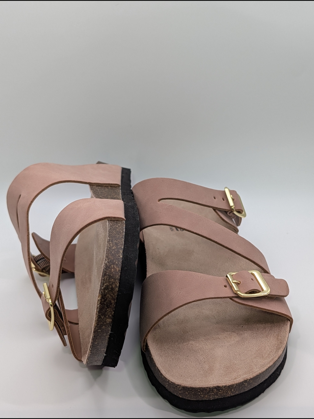 Cliff By White Mountain Women's Pink Buckle Strap Slide Sandals - Picture 4 of 12